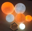 Ảnh của Đèn ngủ mặt trăng ML3D-1507, Đèn mặt trăng 7 màu 15cm,  Đèn trang trí Moon Light 3D