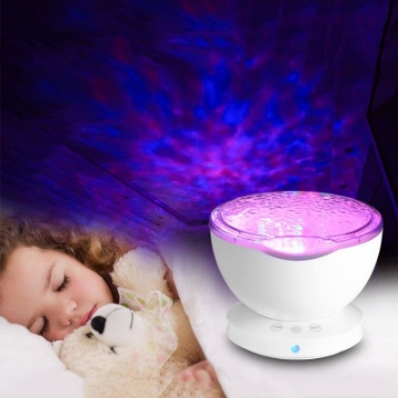 Ảnh của Đèn ngủ sóng biển, Loa âm thanh 3D, Máy chiếu sóng biển