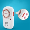 รูปภาพของ Ổ cắm điện hẹn giờ cơ Kerde TW-E05, 15 phút, Công tắc hẹn giờ tự động 15 phút, Ổ cắm cơ học