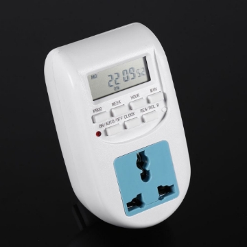 Ảnh của Ổ cắm hẹn giờ điện tử AL-06 20 chế độ, Công tắc điện tự động hẹn giờ đa năng 2200W