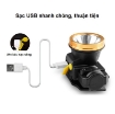 รูปภาพของ Đèn pin đội đầu cảm biến thông minh mắt Led siêu sáng (pin li-ion + sạc)