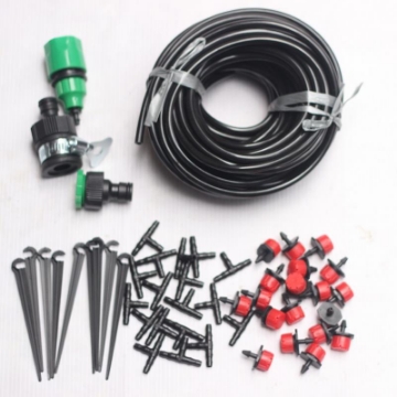 Ảnh của Bộ Kit 16 Đầu béc tưới 8 tia đầy đủ dây, phụ kiện TX-DIY-031, Bộ tưới cây, rau, hoa DIY tự lắp đặt