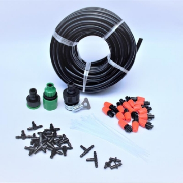 Ảnh của Bộ Kit 16 Đầu béc phun sương 10lit đầy đủ dây, phụ kiện TX-DIY-041, Bộ tưới vườn, hoa lan, rau tự lắp DIY