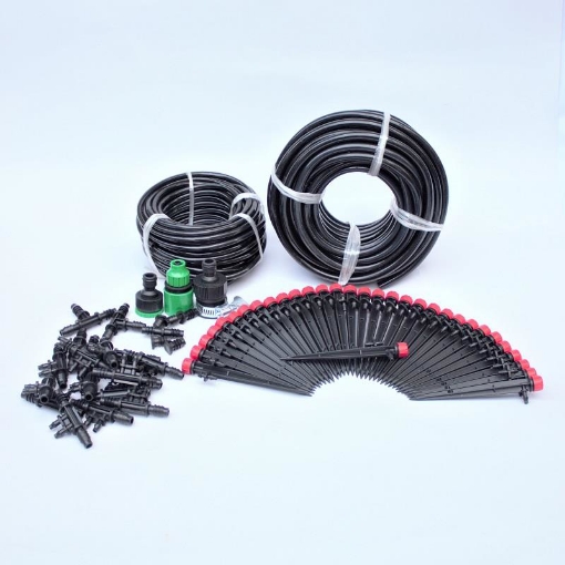 图片 Bộ Kit 32 Que cắm 8 tia đầy đủ dây, phụ kiện TX-DIY-07, Béc tưới tự đồng cho rau hoa, Tưới tự lắp DIY