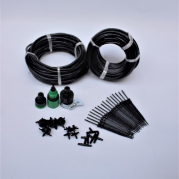 Ảnh của Bộ Kit 16 Que cắm nhỏ giọt đầy đủ dây, phụ kiện TX-DIY-091, Béc tưới nhỏ giọt trồng hoa rau tự lắp DIY