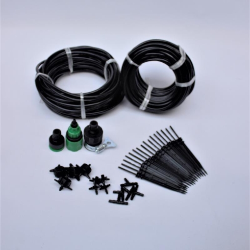 Ảnh của Bộ Kit 16 Que cắm nhỏ giọt đầy đủ dây, phụ kiện TX-DIY-091, Béc tưới nhỏ giọt trồng hoa rau tự lắp DIY