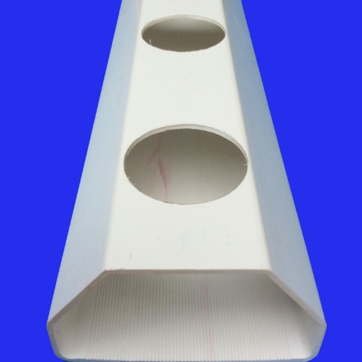 Gambar Ống PVC chuyên dụng thủy canh, Ống NTF lục giác 100*60, Ống trồng rau thủy canh 6 cạnh