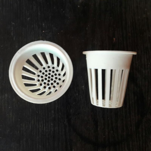 Ảnh của Rọ trồng thủy canh D45. Rọ nhựa thủy canh, Cốc trồng rau thủy canh, Rọ đựng giá thể thủy canh