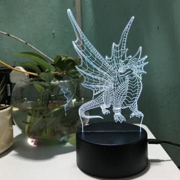 Ảnh của Đèn ngủ, đèn trang trí Led 3D, Đèn ngủ 7 màu mini