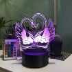 Ảnh của Đèn ngủ, Đèn trang trí Led 3D, Đèn ngủ 16 màu mini có điều khiển