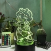 Ảnh của Đèn ngủ, Đèn trang trí Led 3D, Đèn ngủ 16 màu mini có điều khiển