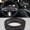 รูปภาพของ Bọc vô lăng ô tô BV05, Bọc da tay lái xe hơi cao cấp, Bọc vô lăng xe 4-7 chỗ, Size M 38cm