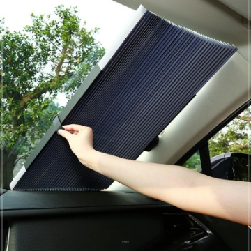 Ảnh của Rèm chắn nắng kính lái ô tô REM- 155x70, Rèm che taplo xe hơi, Tấm che kính chắn gió