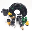Picture of Bộ phụ kiện tưới cây, Rửa xe 4 món V8N-4084, Bộ vòi tưới cây súng đồng 5 trong 1, Dùng dây 8-11 mm