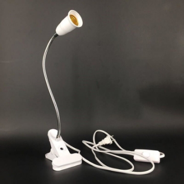 Ảnh của Chân đèn để bàn kẹp TCD-E27.43 cm, Chân đèn led đui xoáy, Kèm Phích cắm Dây Công tắc