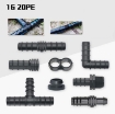 Picture of Tê chia cho ống Φ16 mm TE16, T chia 3 cho ống PE, LDPE, HDPE, PVC D16