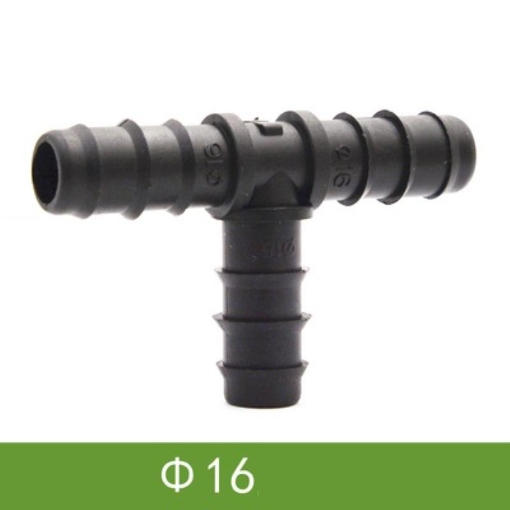 Picture of Tê chia cho ống Φ16 mm TE16, T chia 3 cho ống PE, LDPE, HDPE, PVC D16
