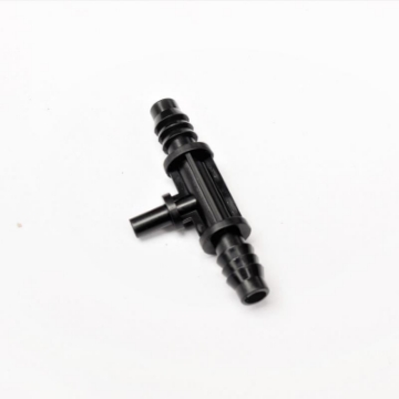 Gambar Tê chia cho ống Φ811 912 mm ra trơn 6 mm TE812.6A, T chia 3 cho ống PE, LDPE, HDPE, PVC 8/11 9/12 ra trơn 6