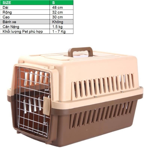 Ảnh của Lồng vận chuyển Pet (Size S) LHK-S, Lồng hàng không cho Chó,  Mèo, Thú cưng 1-7 kg