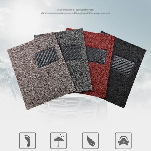 Ảnh của Thảm lót sàn ghế lái ô tô T00.1 , Thảm sàn cao su rối chống bẩn, Thảm sàn xe hơi ghế trước DIY