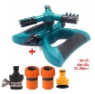 Ảnh của Đầu tưới 3 cánh xoay 360° T3C-CB.505 Kèm Bộ nối nhanh 20, Vòi phun Chân đế cánh bướm