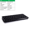 Ảnh của Vỉ nhựa ươm hạt giống kèm Khay chứa nước ươm cây 55*30*5.5 cm, Kit khay nhựa