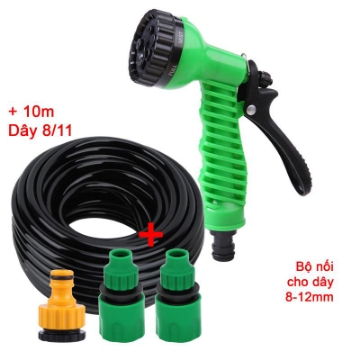 Ảnh của Vòi xịt nước tưới cây, rửa xe 7 Chế độ VOI-N7T1.512, Bộ 4 món Vòi 7 trong 1 + Dây 8-12 mm