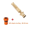 图片 Vòi xịt nước tưới cây, rửa xe VOI-6.233,  Vòi đồng VOI-6  + Đầu nối nhanh 20-25 mm