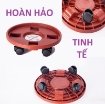 Ảnh của Giá để chậu hoa bằng nhựa TDN-37 cm, Kệ để chậu cây cảnh 4 bánh, Đế chậu cây có bánh xe lăn