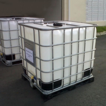 Ảnh của Thùng tank nhựa IBC 1000 lít,  Bồn nhựa IBC 1 m3 có khung thép