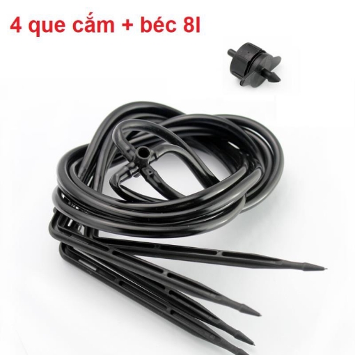 รูปภาพของ Bộ 4 que cắm tưới nhỏ giọt kèm dây và khởi thủy, Capinet tưới nhỏ giọt bù áp hình mũi tên