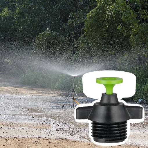 Ảnh của Đầu tưới phun mưa TM-126A, Tưới xòe 360° chân ren 21 - 1/2", Tưới xòe mũ nhựa