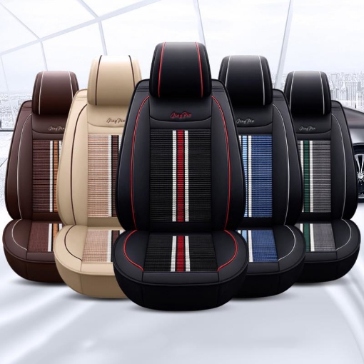 图片 Áo ghế ô tô 5D A27, Áo ghế xe hơi, Bọc da ghế xe 5D 5 ghế, Bọc ghế ô tô 4 - 5 chỗ