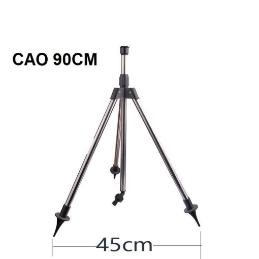 图片 Tripod 3 chân giữ béc tưới 1/2" 20-21 CDT-90 CM, Chân cắm tưới xoay 360°, Tưới xòe