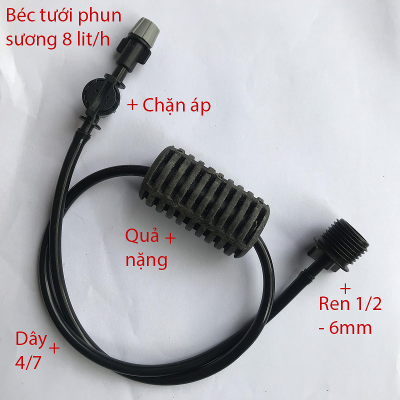 Tưới treo 1 Đầu tưới phun sương 8L/h, ren 21 [+7.600đ]