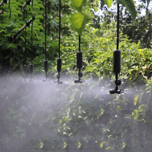 Ảnh của Béc tưới phun sương 4 đầu MT-309 30 lit / h, Đầu phun sương Kèm phụ kiện, Tưới cây làm mát