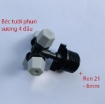 Ảnh của Béc tưới phun sương 4 đầu MT-309 30 lit / h, Đầu phun sương Kèm phụ kiện, Tưới cây làm mát