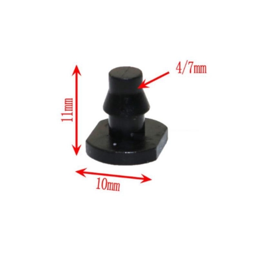 Gambar Bịt đầu ống PE LDPE PVC 4/7 mm BIT47, Bịt cuối cho ống 6mm