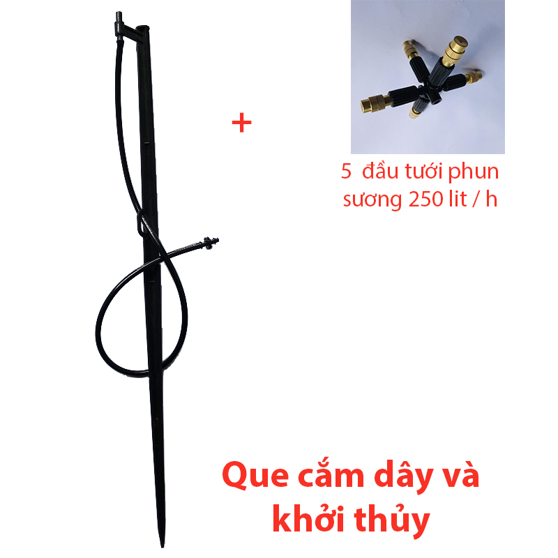 Que cắm 5 đầu, dây + khởi thủy 4/7 [+27.100đ]