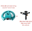 Gambar Đầu bec tưới cánh đập xoay 360° MS-5022A, Sprinkler Gun Kèm chân đế