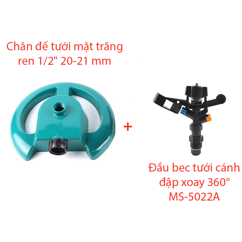 Đầu bec tưới cánh đập, kèm Chân đế mặt trăng [+25.000đ ]