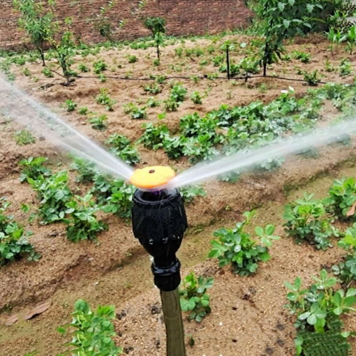 รูปภาพของ Đầu tưới xoay phun mưa TM-323, Béc bọ tưới xoay 360° Kèm chân đế