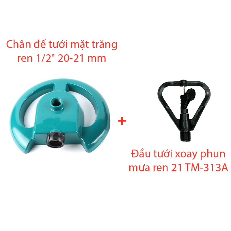 Béc tưới xòe 360° Kèm chân đế mặt trăng [+25,000đ]
