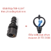 Ảnh của Đầu tưới xoay phun mưa TM-313B, Béc tưới xòe 360° Kèm chân đế