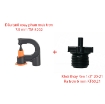Ảnh của Đầu tưới xoay phun mưa trơn 6 mm TM-203, Béc tưới xòe 360° Kèm phụ kiện nối