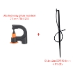 Ảnh của Đầu tưới xoay phun mưa trơn 6 mm TM-203, Béc tưới xòe 360° Kèm phụ kiện nối