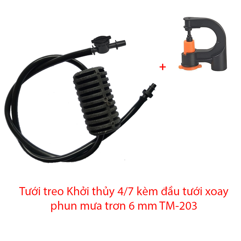 Béc tưới xòe 360° Kèm Tưới treo Khởi thủy 4/7 [+6.700đ]