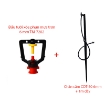 Ảnh của Đầu tưới xòe phun mưa trơn 6 mm TM-7202, Béc tưới xòe 360° Kèm phụ kiện nối