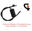 Ảnh của Đầu tưới xoay phun mưa trơn 7.5 mm TM-8202, Béc tưới xòe 360° Kèm phụ kiện nối