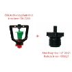 Ảnh của Đầu tưới xoay phun mưa trơn 6mm TM-7203, Béc tưới xòe 360° Kèm phụ kiện nối